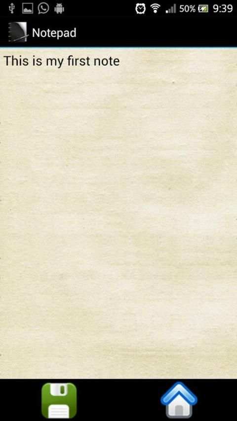 Notepad скриншот 5