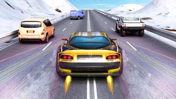 Speed Traffic Car Racing 2017 4 تصوير الشاشة