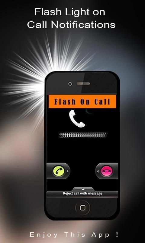 Flash Light On Call 1 تصوير الشاشة