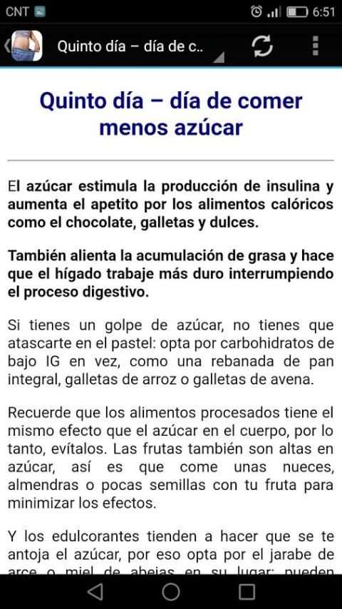 Baja de peso en 7 días screenshot 1