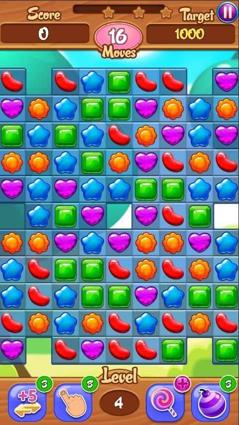 Candy Jelly Crush स्क्रीनशॉट 1