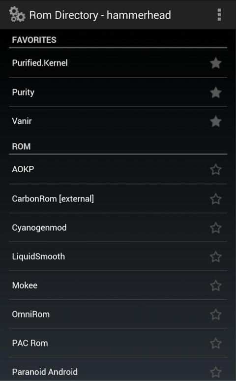 Rom Directory screenshot 8