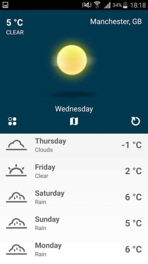 Weather widget for samsung screenshot 5