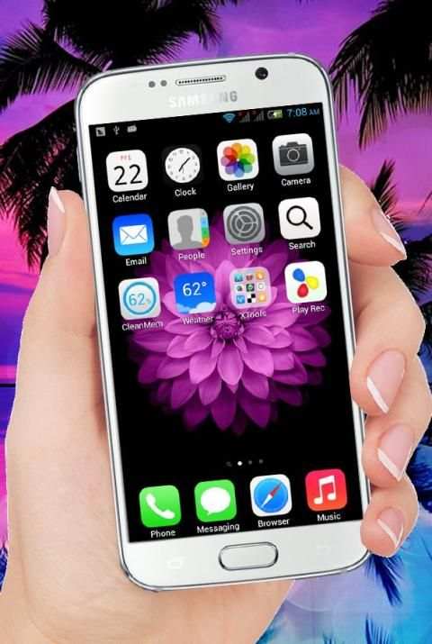 Theme iPhone 7 Launcher iOS 10 screenshot 5