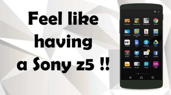 Launcher for sony Z5 2 تصوير الشاشة