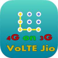 Lock 4G on 3G VoLTE Jio