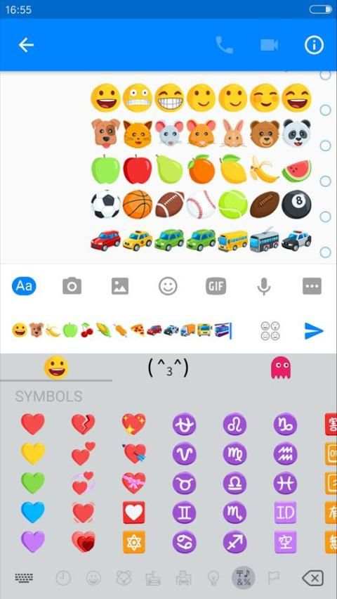 Emoji Keyboard for Facebook screenshot 3