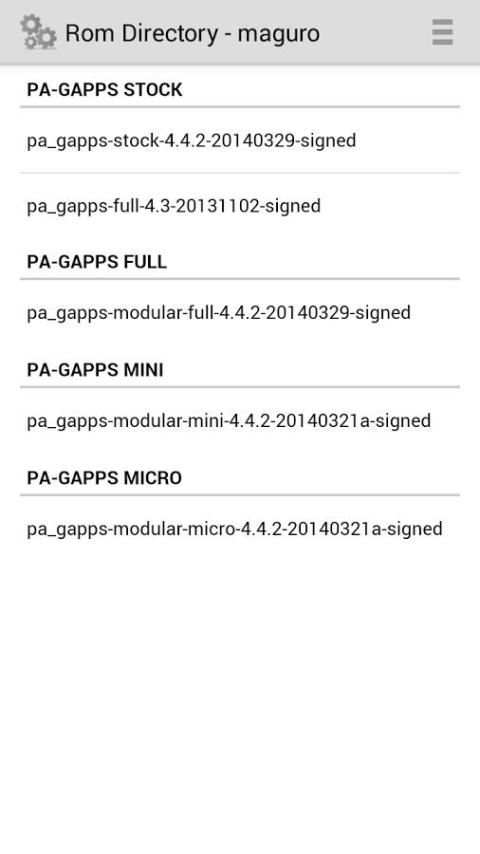 Rom Directory screenshot 3