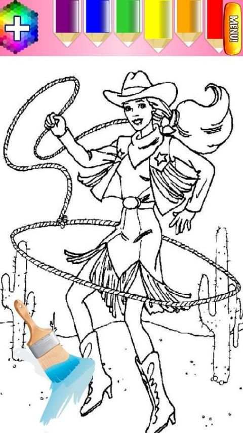 Princess girl coloring book скриншот 1