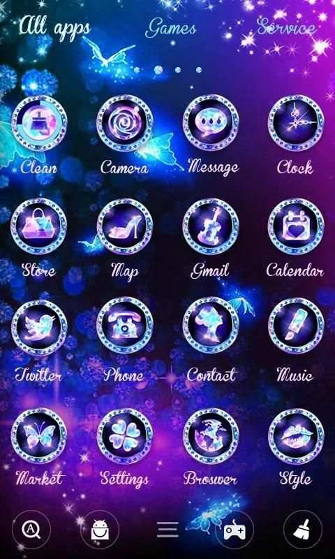 Glass Slipper V Launcher Theme screenshot 3