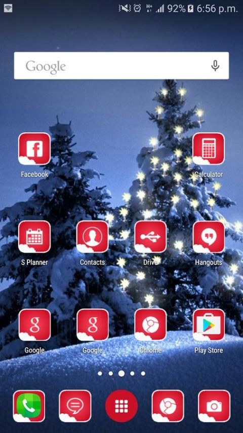 Christmas Theme and Launcher скриншот 3