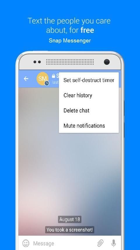 Snap Messenger स्क्रीनशॉट 8
