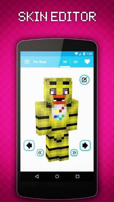 Skins FNAF for Minecraft PE screenshot 1