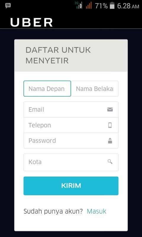 DriveWith - Daftar Driver Uber screenshot 2