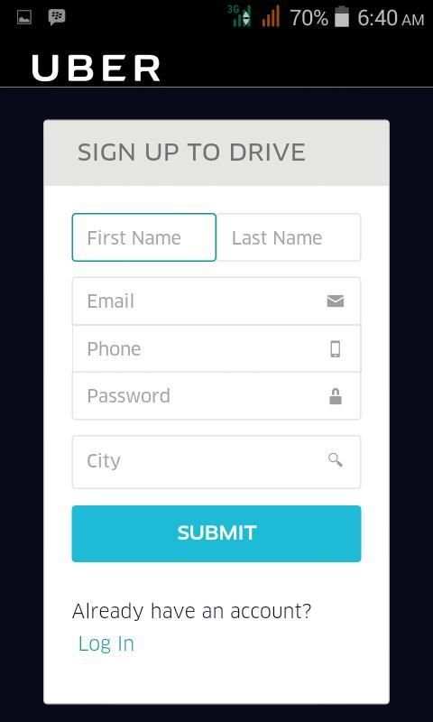 DriveWith UBER скриншот 2