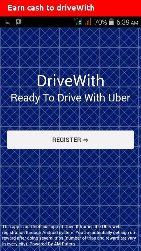 DriveWith UBER скриншот 3