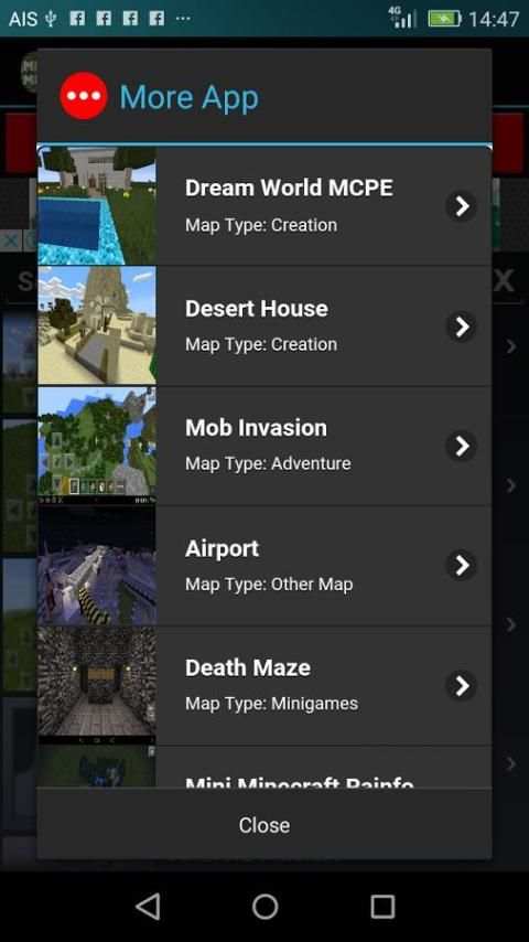 Best Maps for Minecraft PE 3 تصوير الشاشة