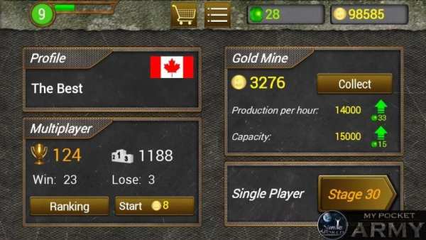 My Pocket Army (War Game) स्क्रीनशॉट 4