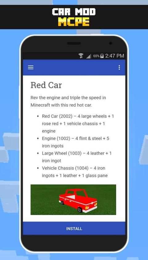 Car Mod for Minecraft PE screenshot 3