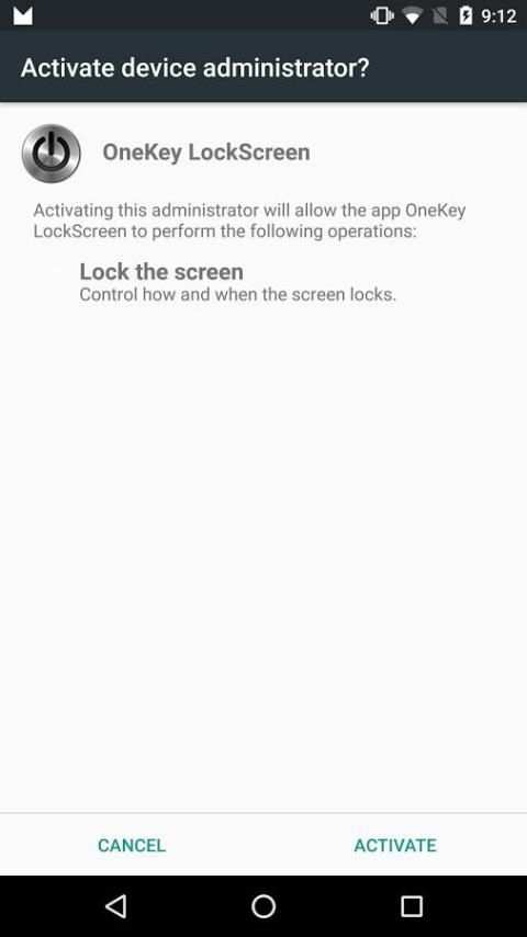 One Touch Lock Screen Quickly screenshot 1