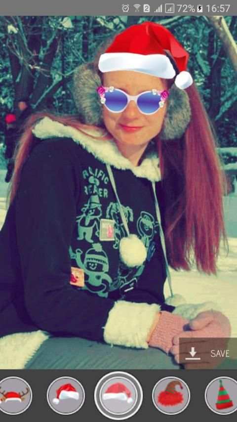 Christmas snapchat like filter 4 تصوير الشاشة