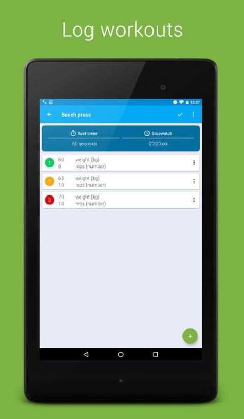 Tracker: Workout & Gym Log स्क्रीनशॉट 10