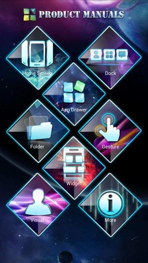 Next Launcher 3D Manuals 4 تصوير الشاشة