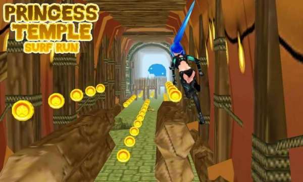 Princess Temple Surf Run скриншот 2