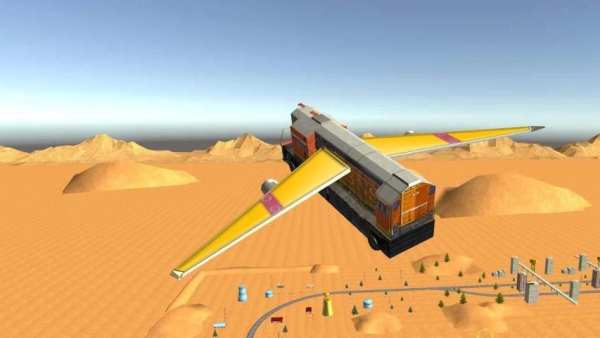 Flying Train Sim 3 تصوير الشاشة