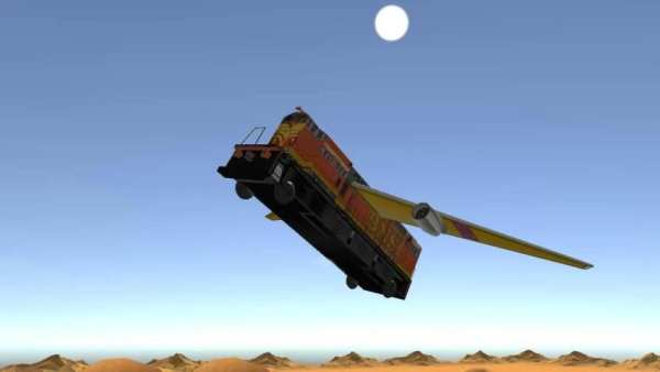 Flying Train Sim скриншот 2