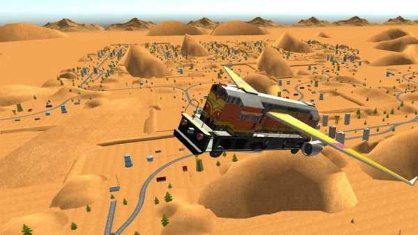 Flying Train Sim 4 تصوير الشاشة