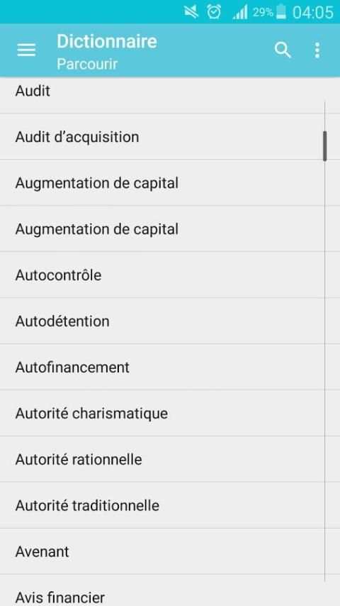 Dictionnaire économique et fin screenshot 2