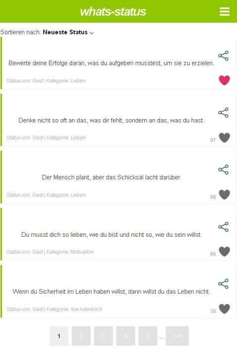 whats-status Sprüche App screenshot 2