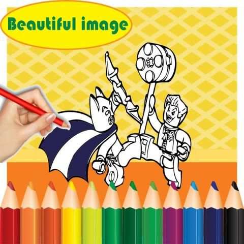 Coloring Game untuk Lego Batma screenshot 2