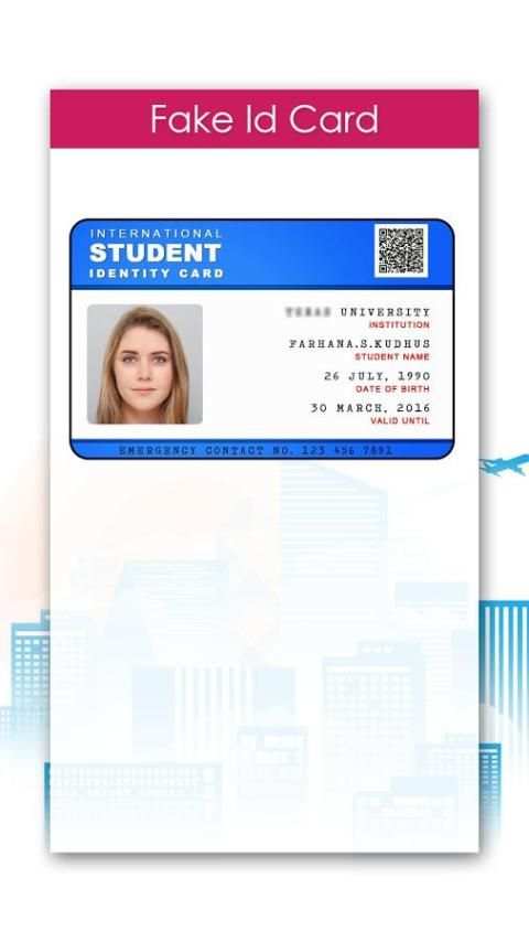 Fake ID Card Maker 1 تصوير الشاشة