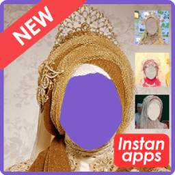 Modern Wedding Hijab