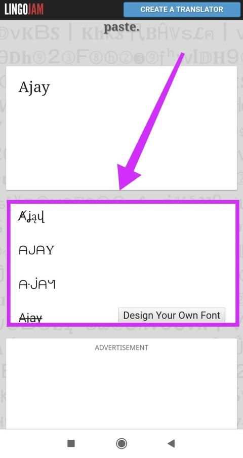 Stylish Font Maker-Generate Stylish Text. स्क्रीनशॉट 5