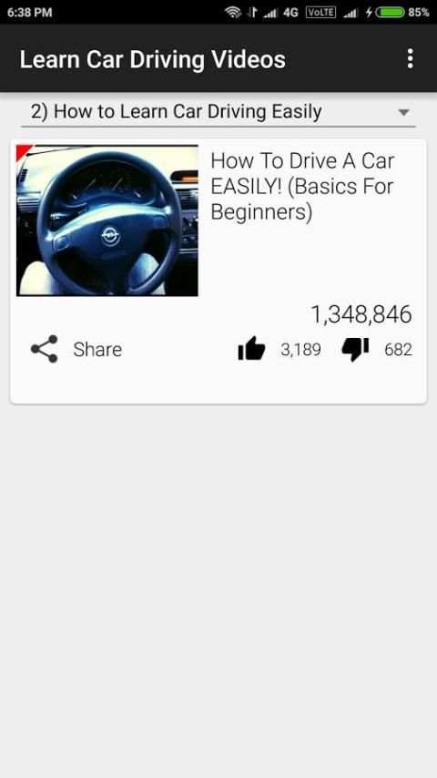 Learn Car Driving Video скриншот 2
