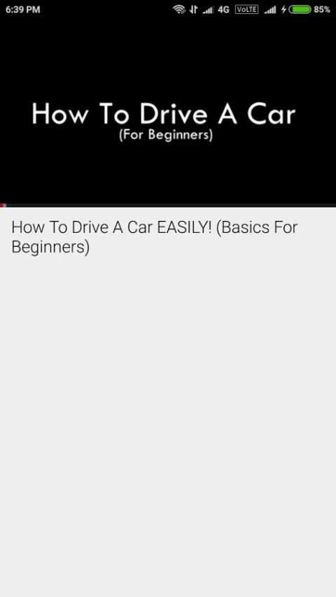 Learn Car Driving Video screenshot 1