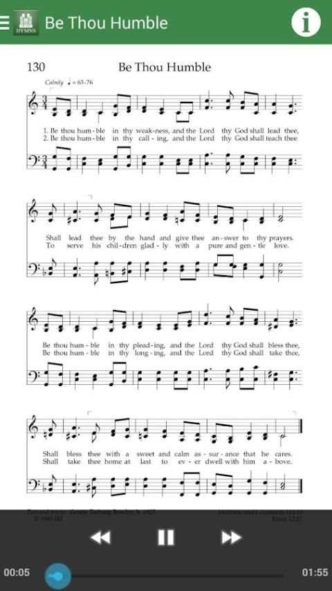 LDS Hymns HD+ 5 تصوير الشاشة