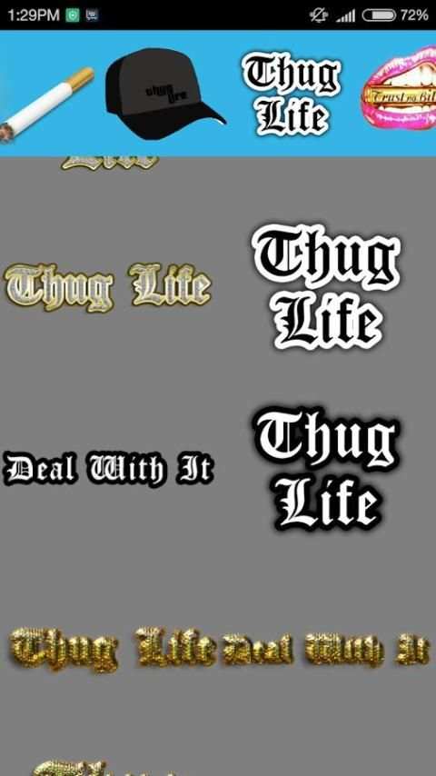 Thug Life Editor स्क्रीनशॉट 2
