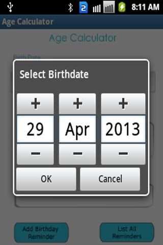 Age Calculator скриншот 4