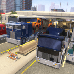 Big cargo transport driver أيقونة