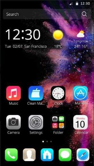 Launcher Theme For iPhone 7+ скриншот 2