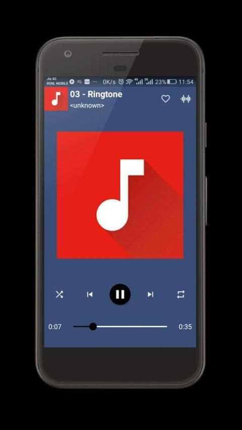 Music + Ringtone Folder Player स्क्रीनशॉट 6