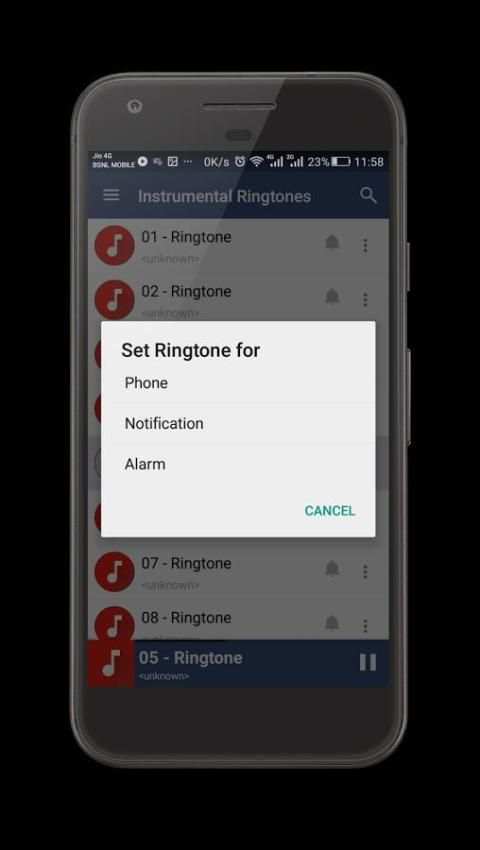 Music + Ringtone Folder Player स्क्रीनशॉट 5