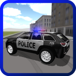 4WD SUV Police Car Driving أيقونة