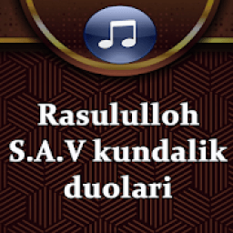 Rasululloh s.a.v kundalik duolari MP3 icon
