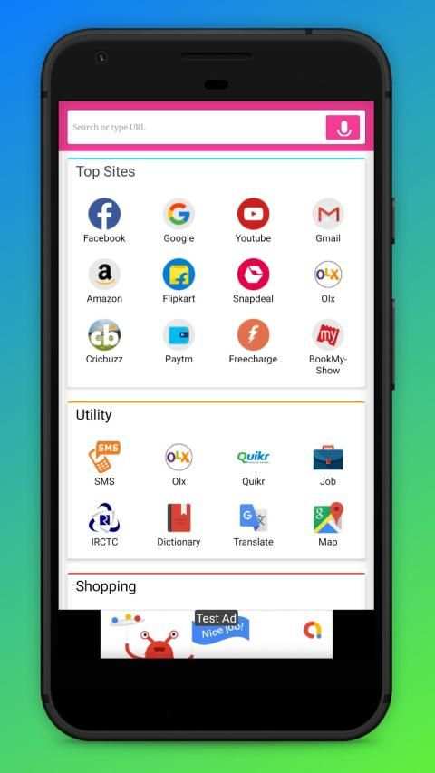 Fast Browser 2020 screenshot 1