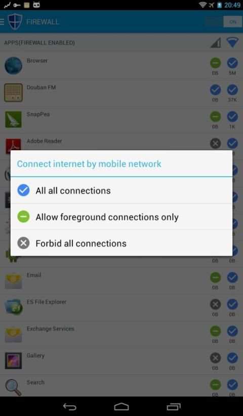 NoRoot Data Firewall 1 تصوير الشاشة